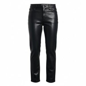 ARITZIA Wilfred The Melina Black Faux Leather Straight Leg Pants Size 2 $148